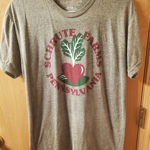 Schrute Farms tshirt, size L, gray - Picture 2 of 4